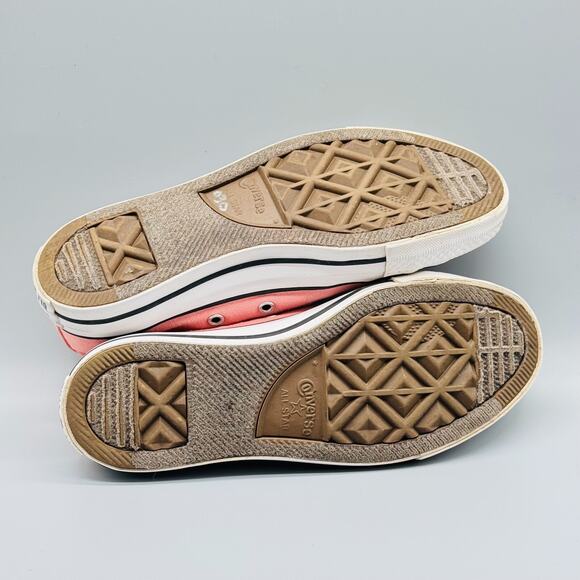 Converse All Star Shoes Womens 6 Pink Canvas Sneakers Low Top Chucks Casual - Picture 9 of 11